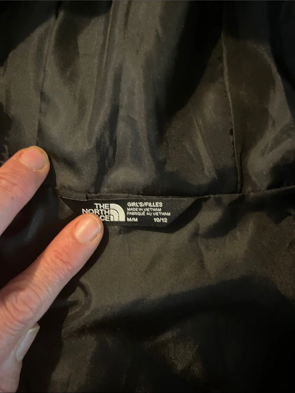 The North Face water resistant